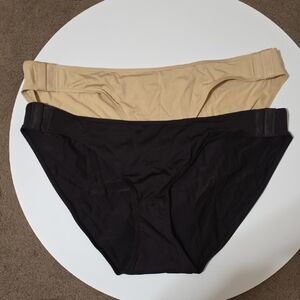 Elegant Tan and Black Women's Panties